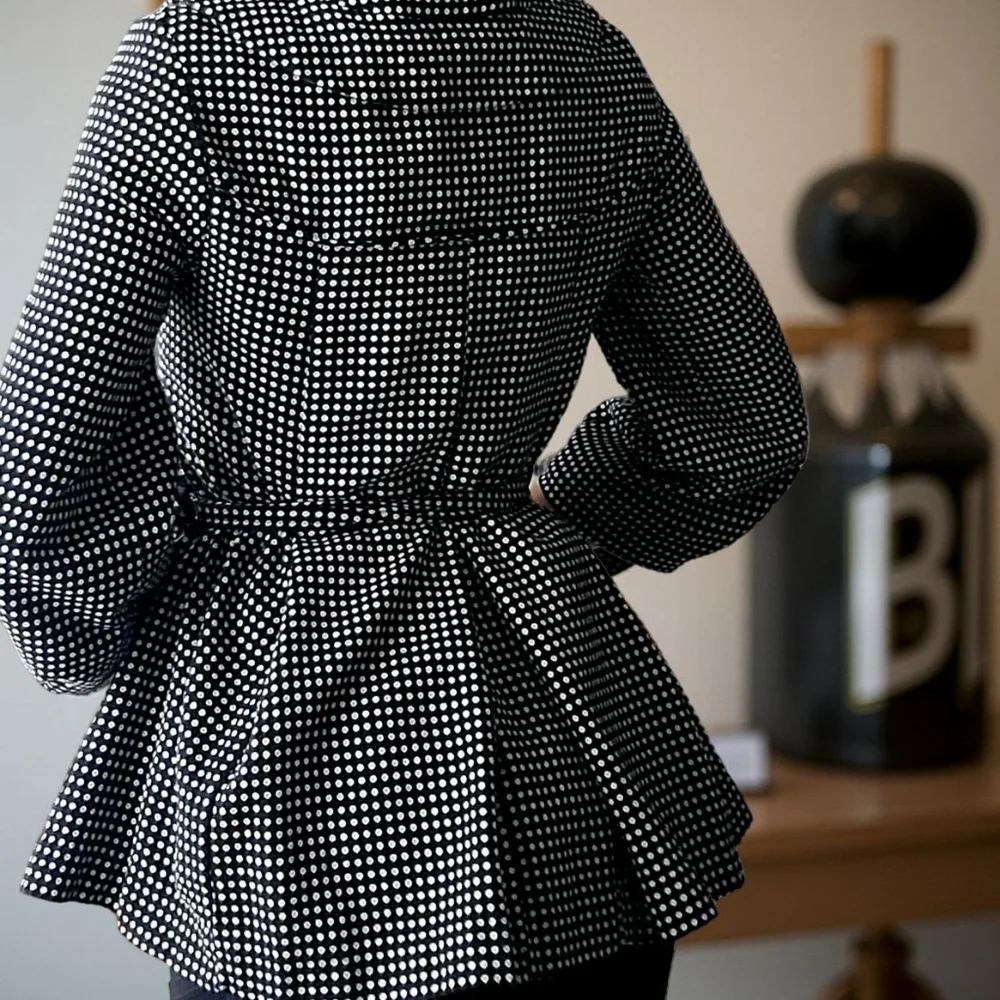Black and White Women's Jacket - Picture 3 of 6